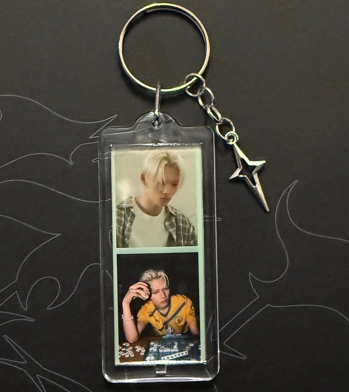 Kpop boyband inspired keychain