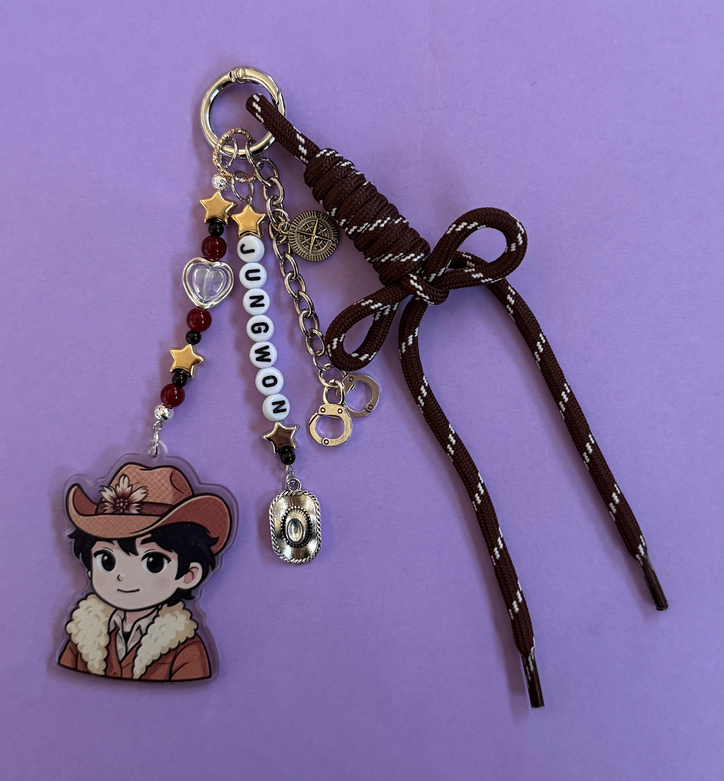 Kpop boyband inspired bag charm