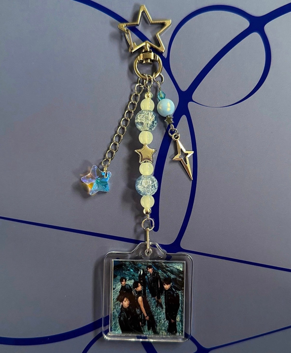 Kpop boyband inspired keychain