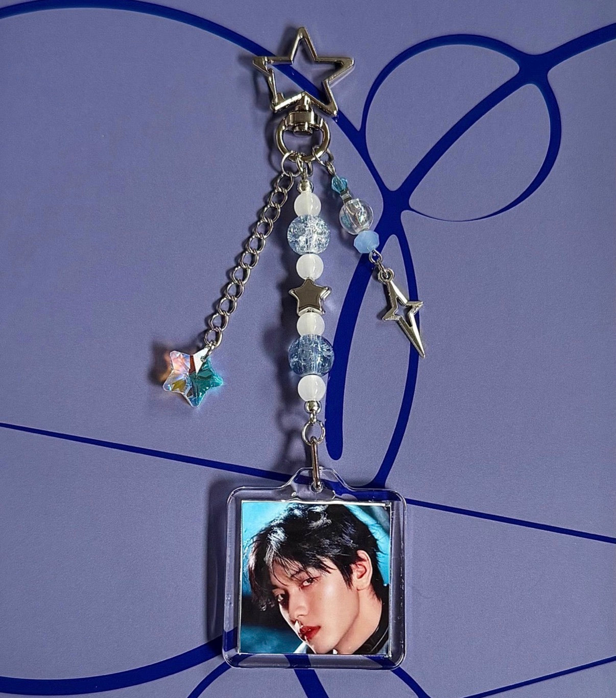 Kpop boyband inspired keychain