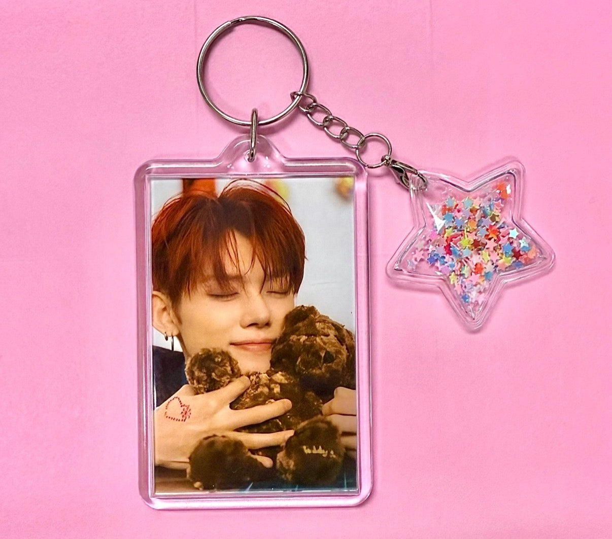 Kpop boyband inspired keychain