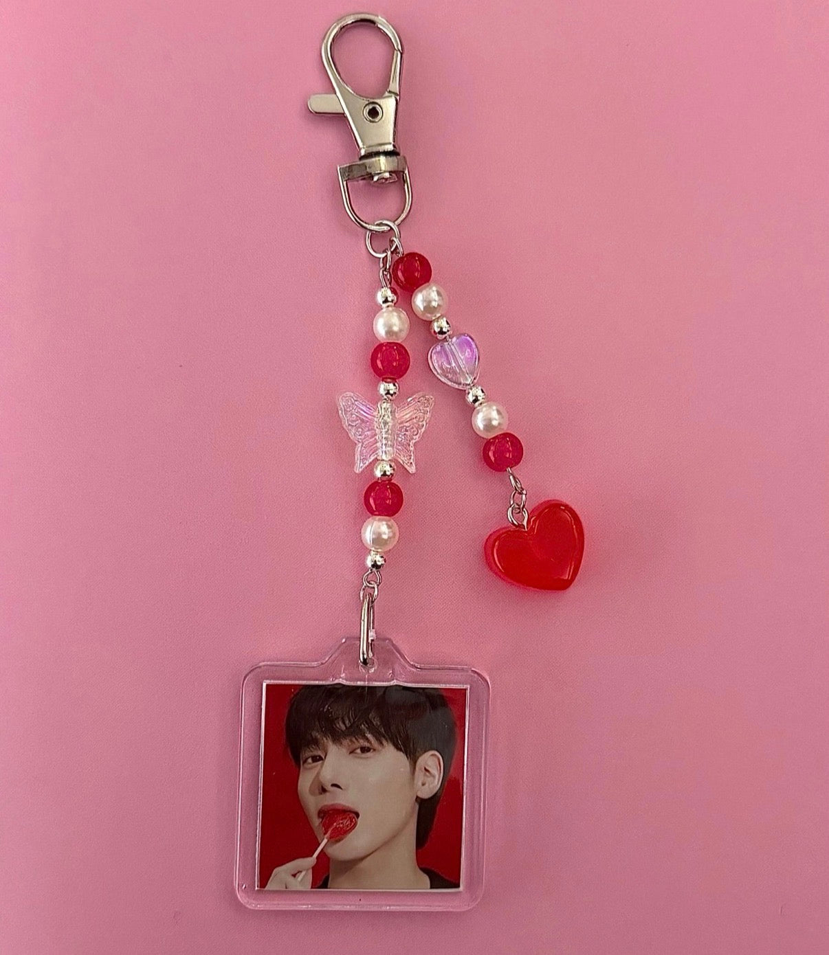 Kpop boyband inspired keychain