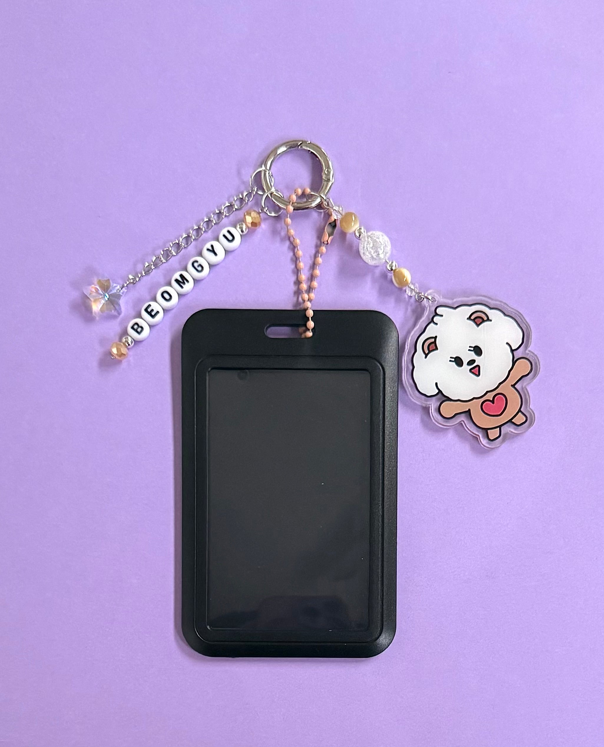 Kpop boyband inspired photo card holder