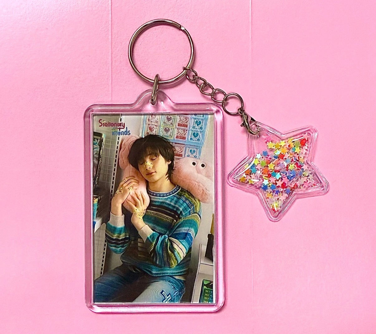 Kpop boyband inspired keychain