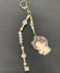 Kpop boyband inspired beaded keychain
