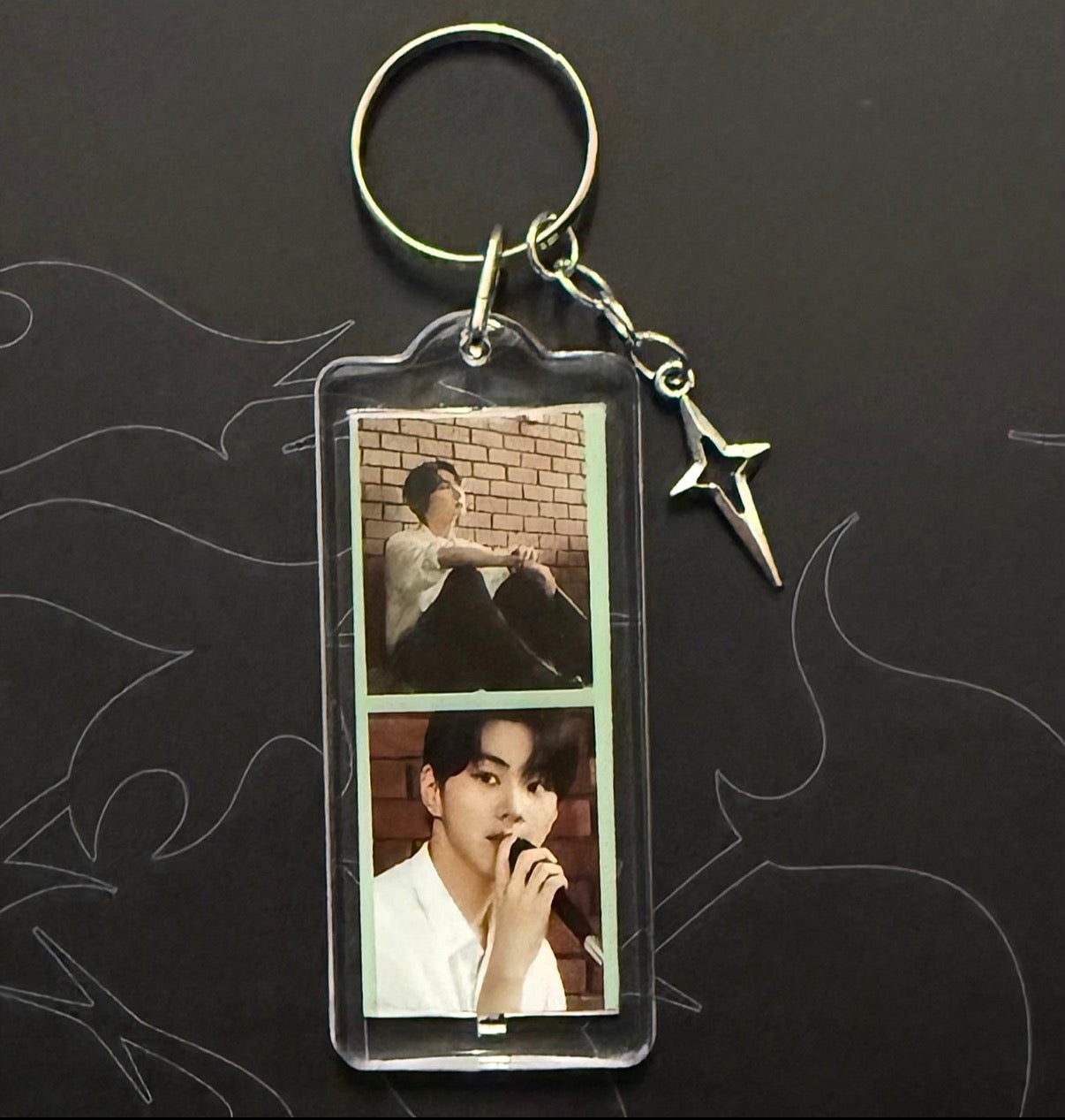 Kpop boyband inspired keychain