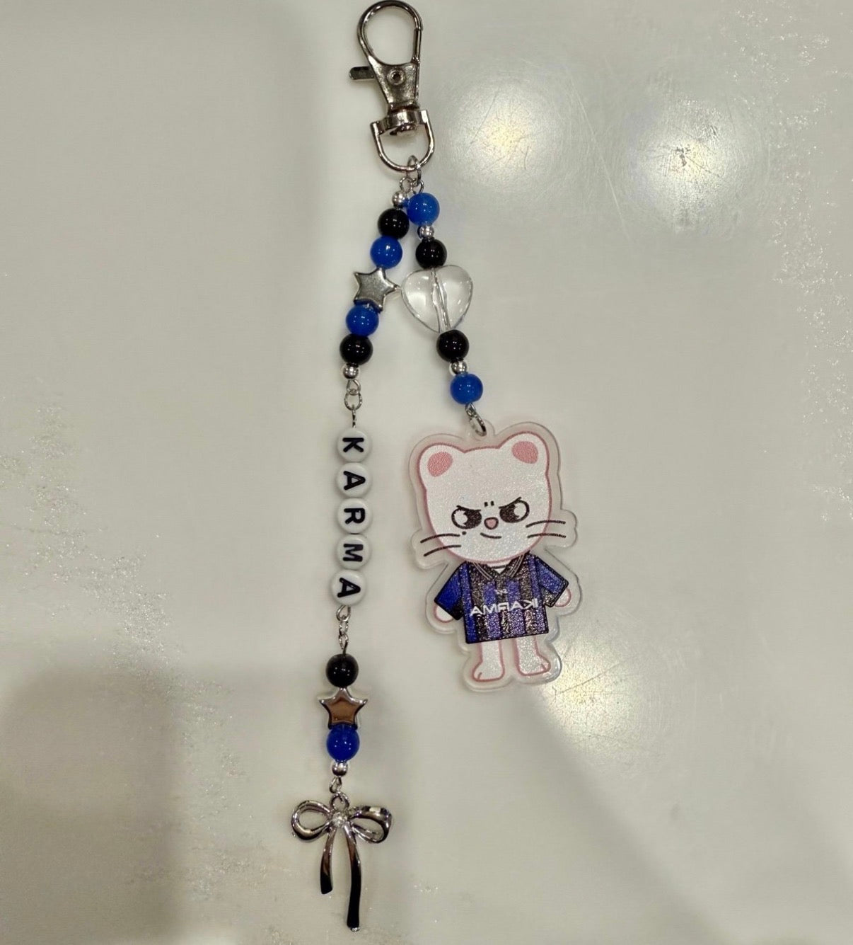 SKZ KARMA inspired keychain