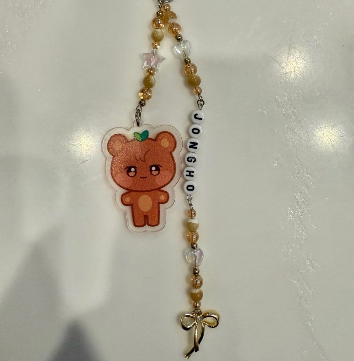 ATEEZ ANITEEZ inspired beaded keychain