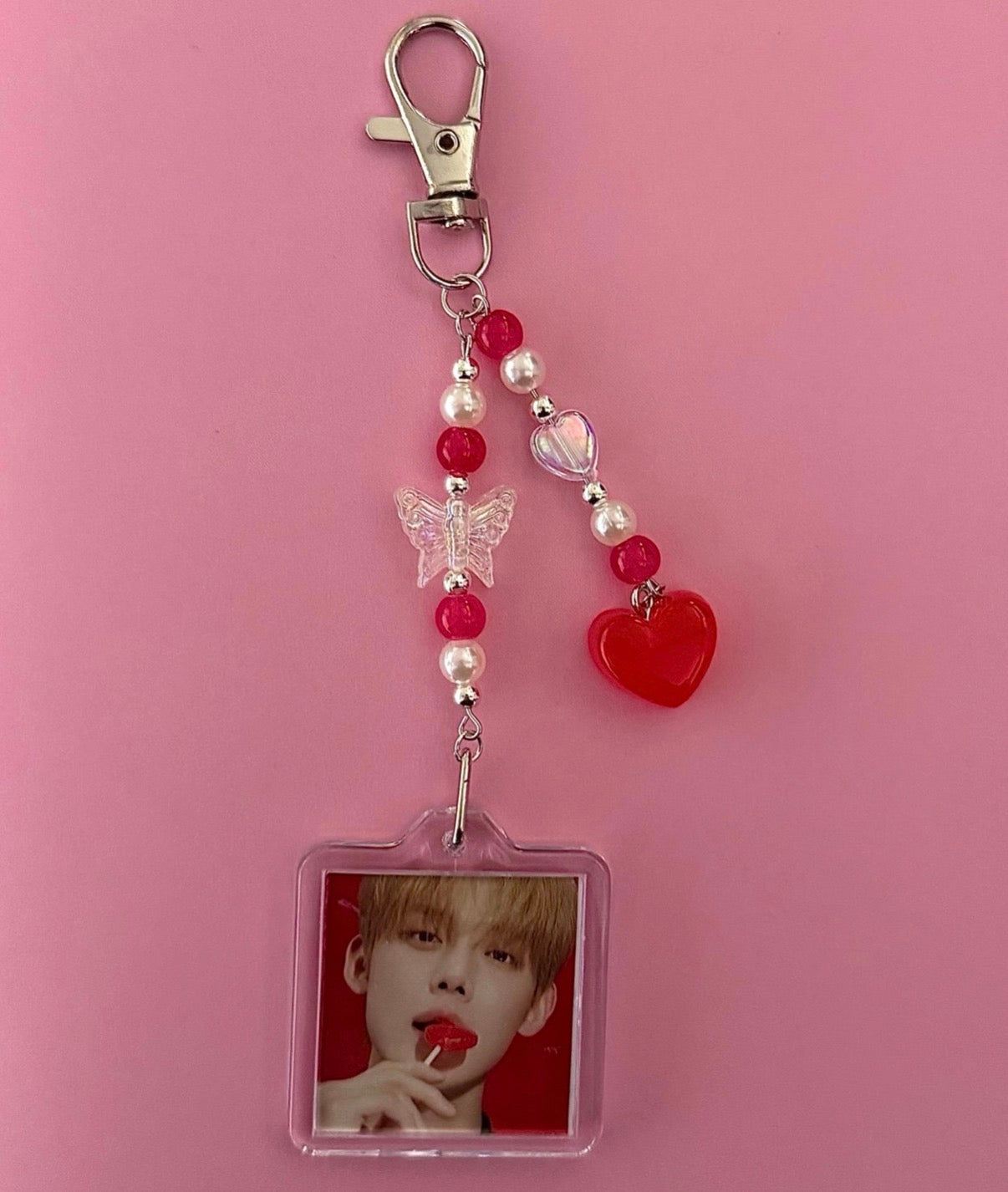 Kpop boyband inspired keychain