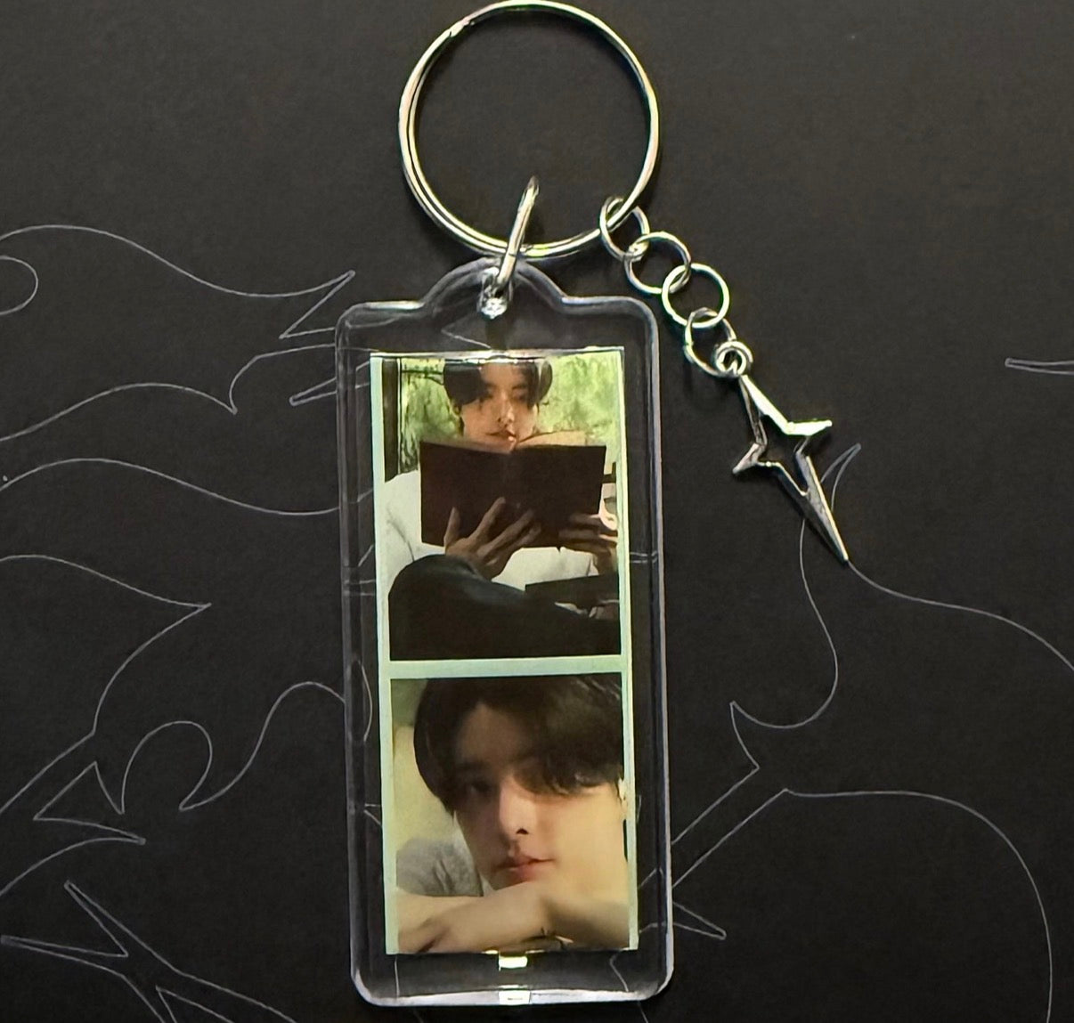 Kpop boyband inspired keychain