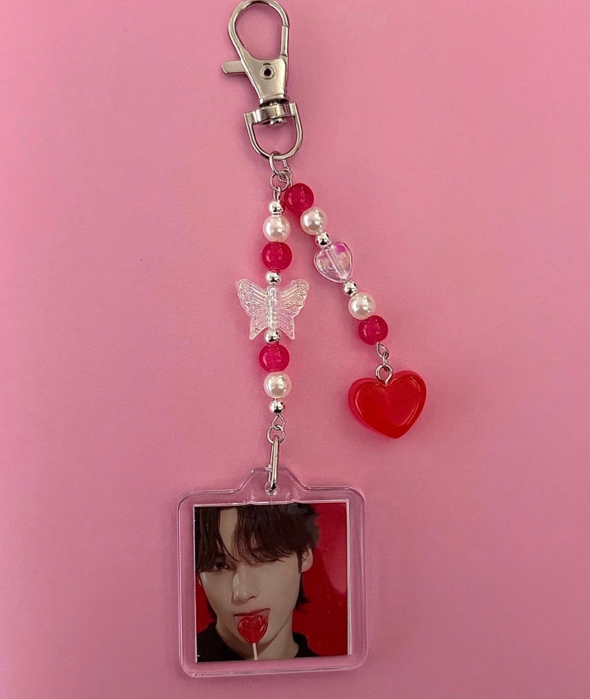 Kpop boyband inspired keychain