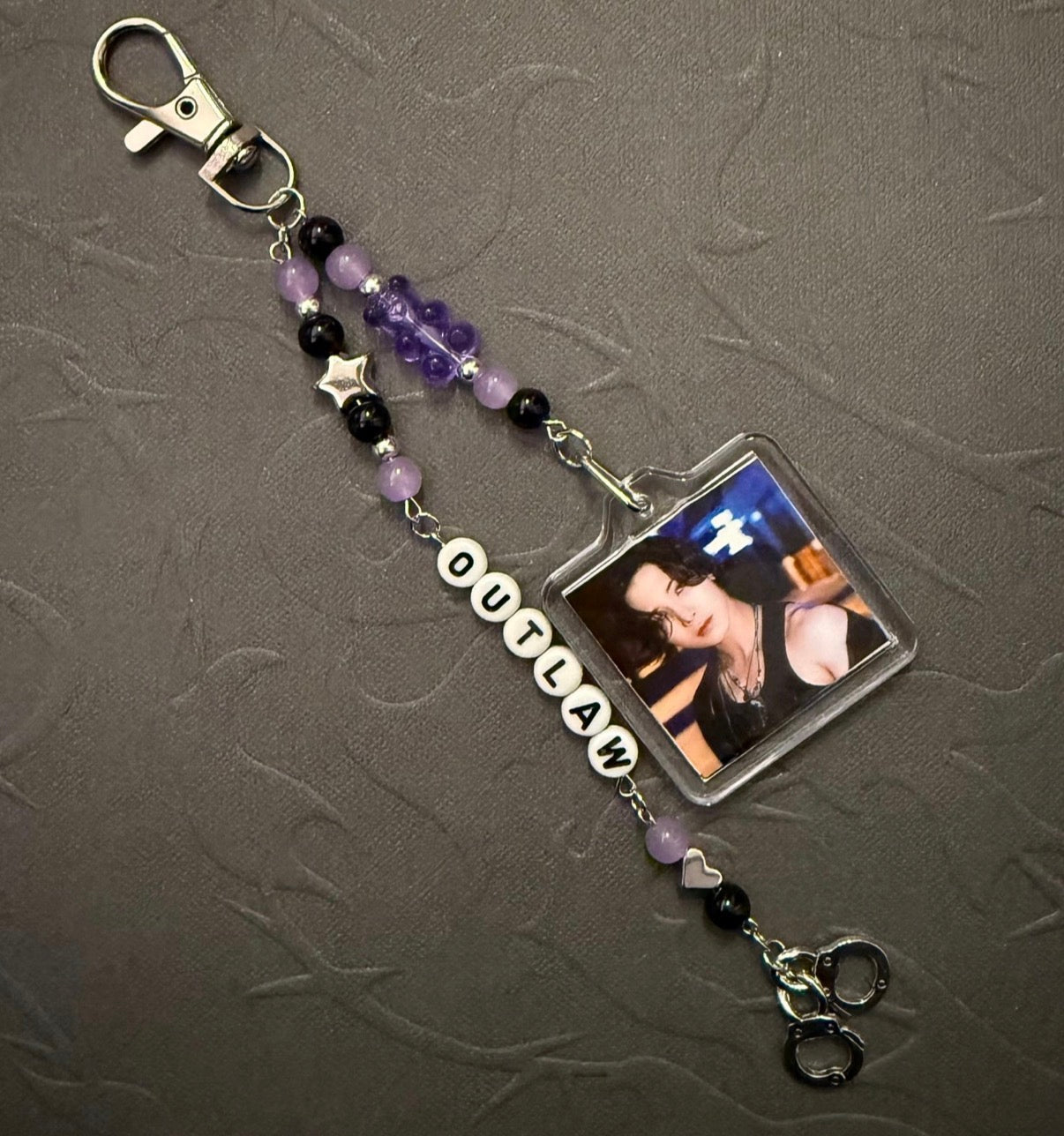 ATEEZ OUTLAW inspired photo keychain