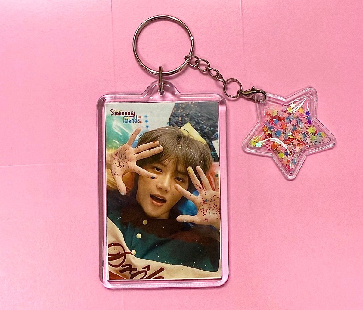 Kpop boyband inspired keychain