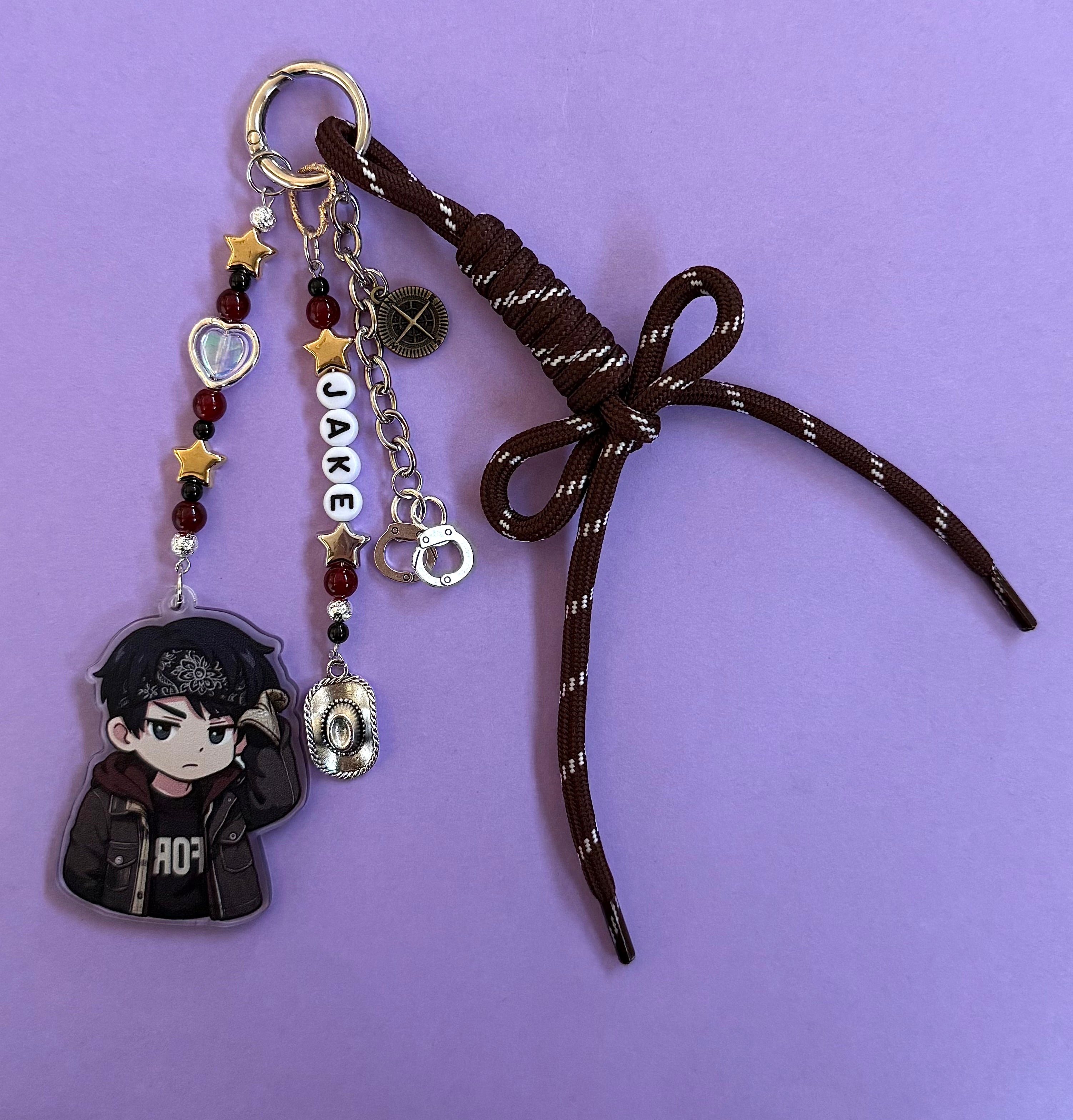 Kpop boyband inspired bag charm